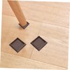 Operitacx 8Pcs Durable Square Furniture Caster Cups Skid Wheel Stoppers