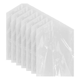 20 Pcs Clear Plastic Clothes Covers Clothes Protecting Bags Hanging Garment Bags Dress Clothing Protectors Dry Cleaning Bags for Suit Dresses 60x90cm