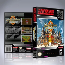 Unbranded SNES Case - NO GAME - King Arthur and the Knights of Justice