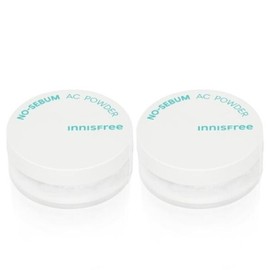 Innisfree No Sebum AC Powder 5g 2pcs / 이니스프리 노세범 AC 파우더 5g 2개