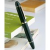 erofa Majohn P141 Piston Fountain Pen NO.8 Fine Nib, Green