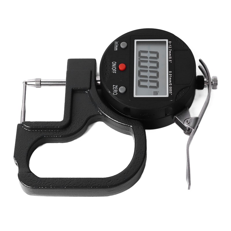 Thickness Meter Digital Display 0.0005 Inch Resolution High Accuracy Multifunctional