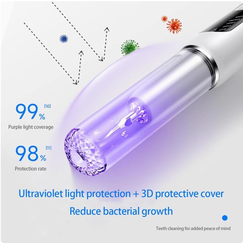 Plaque/tartar remover, teeth cleaning kit with LED light, 5 adjustable