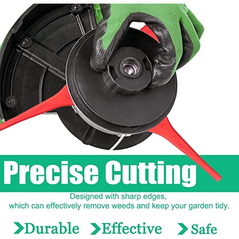 100 Pcs Plastic Grass Trimmer Blades, Cordless Strimmer Blades 83