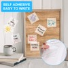 Vicloon Transparent Sticky Notes, 100Pcs Self-Stick Note Pads, 75 *