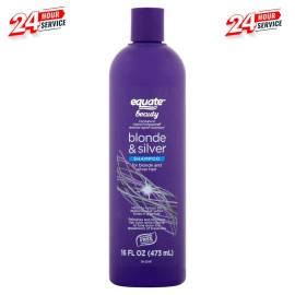 Equate Beauty Blonde & Silver Color Protection Daily Shampoo, 16 Fl Oz
