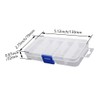 Auniwaig 2 Pcs Tool Box Tool Organizer, Plastic Hardware Box