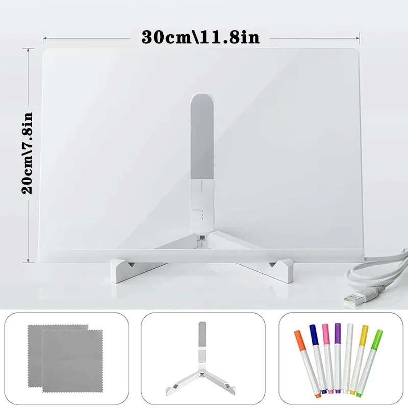LED Acrylic Message Board for Drawing & Notes – 15