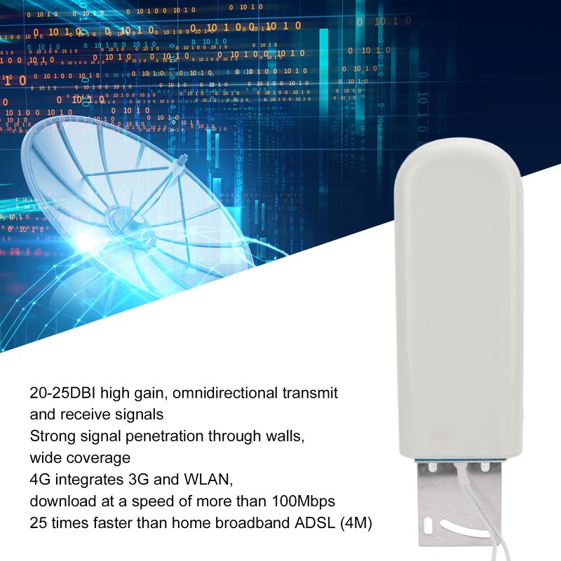 4G Antenna LTE External SMA Male High Gain 20-25DBI Router