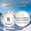 IELCJJ 8 Years Sobriety Coin, One Day at A Time