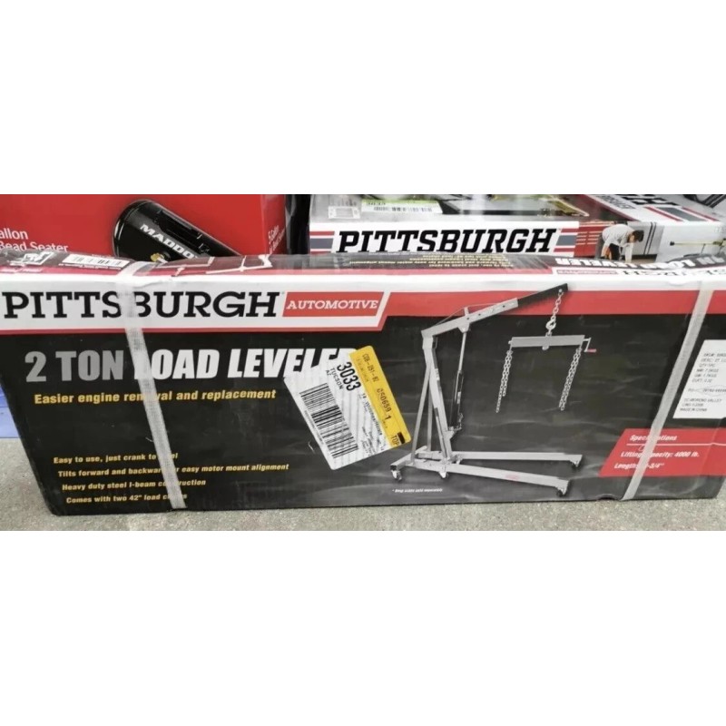 PITTSBURGH AUTOMOTIVE HEAVY DUTY ENGINE HOIST LEVELER TRANSMISSION SUPPORT LOAD