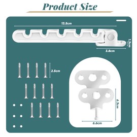 Set of 4 Window Locks with 16 Screws Tilt Window Tilt Regulator Casement Window Surge Protection Window Stopper for Adjusting the Window Opening for Cats Baby Children White