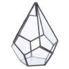 Stylish Geometric Shape Flowerpot Glass Plant Planter Succulent Plants Container