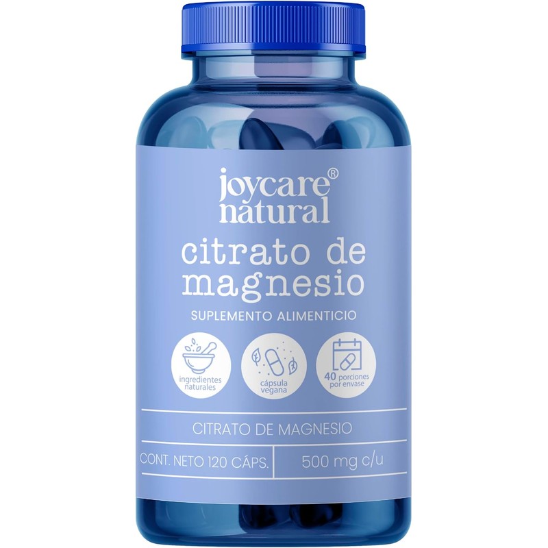 JOYCARE NATURAL Citrato de Magnesio en Cápsulas Relajación y el