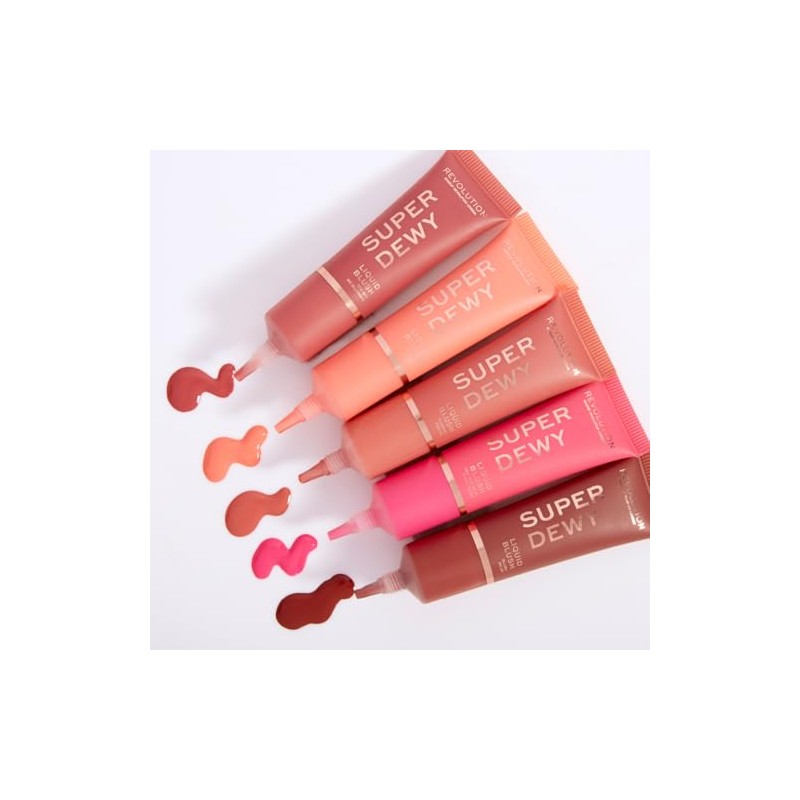 Revolution Superdewy Liquid Blusher Fake The Flush
