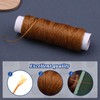 Ftyiwu Waxed Thread, Upholstery Needle and Thread 32 Yards with