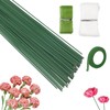 Barlone Flower Wire, Pack of 50, Green Flower Wire, 30