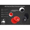 GBS Shampoo Scalp Massage Brush #100 6 Pack (3 Black