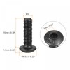 uxcell M3x10mm Hex Socket Button Head Cap Bolts Screws Alloy