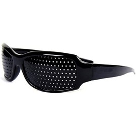 Itian Pinhole Brille, Anti-Müdigkeit, die Prävention von Kurzsichtigkeit (Schwarz)