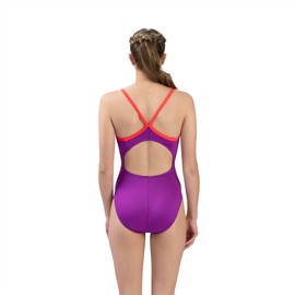 Dolfin Uglies Women's Print V Back 1-Piece (Purple, 24)