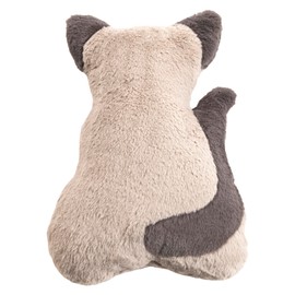 Cushion Miezi or Ducky Cat Sheep Hedgehog Faux Fur Polyester (Cat)