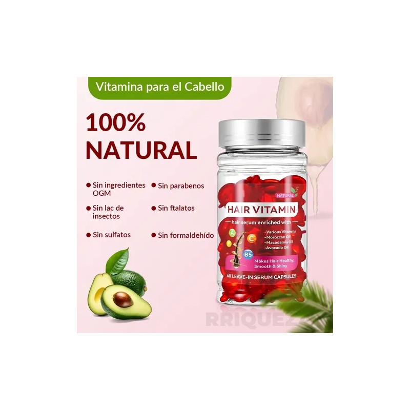 Capilar Reparación Nutrición Cápsulas Hair Vitaminas