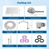 Hibbent All Metal cUPC Certified Shower Head, 8'' High Pressure