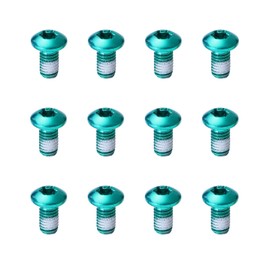 Bynccea Bike Disc Brake Rotor Bolts 12-PCS,M5x10mm Bicycle Rotors Screw for MTB,Road Mountain Bike