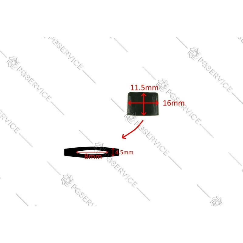 4x Spacers Compatible with / Replacement Part for Moulinex Tefal