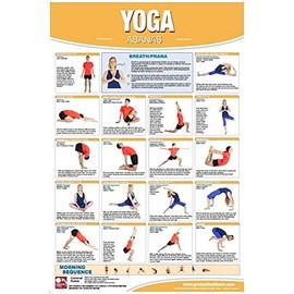 Productive Fitness CYL Yoga Asanas - Laminated