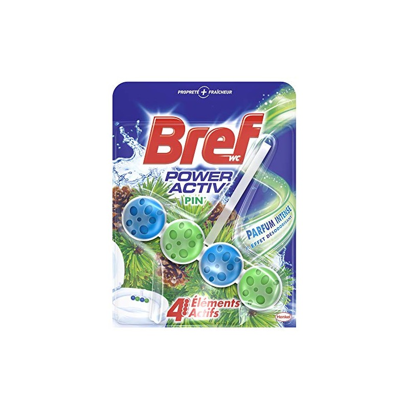 Bref Bloc Nettoyant Toilet Power Active Pin 50 g