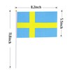 Sweden Flag Swedish Small Stick Mini Hand Held Flags Decorations