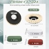 Heigble 8 Pcs Wool Polishing Wheel Disc and Polishing Compounds