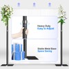 Pipe and Drape Backdrop Stand Kit, Heavy Duty Backdrop Stan10ftx10ft,