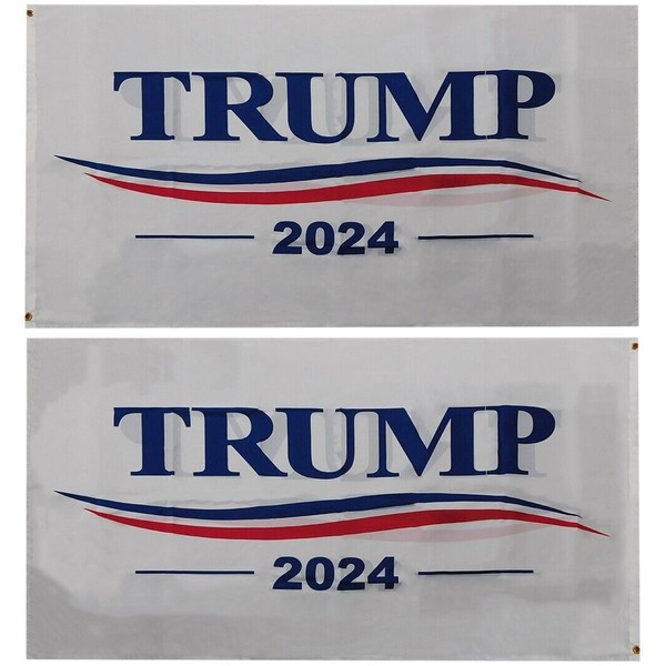 Alternative Novelties Trump 2024 Wave White 3'x5' 3 Foot x