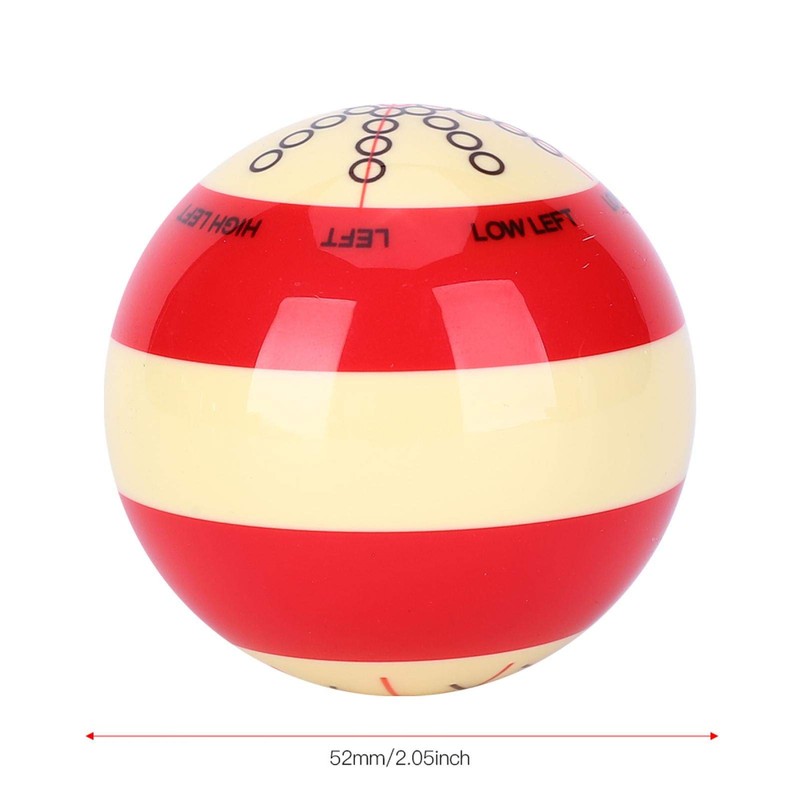 Billiard Practice Training Pool Cue Ball, 52MM Training Cue Ball