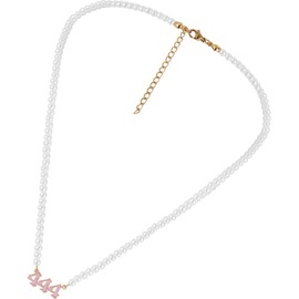 LIFKOME Angel Digital Necklace Numbers Elegant Clavicle Chain for Women Fashion Pendant Necklace for Daily Wear and Special Occasions