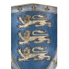 Large Medieval Knight Royal Arms Of England Three Lions Shield