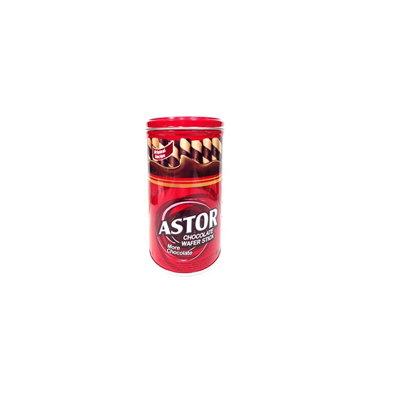Astor Wafer Stick (Chocolate Flavor) - 11.55oz (Pack of 3)