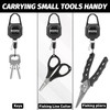 Booms Fishing Locking Zinger Retractor: 2 Pack Retractable Keychain, RG4
