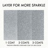 Rust-Oleum 267734 Spray Paint, Each, Silver Glitter
