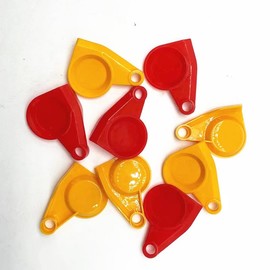 Generisch 10x Dust Cap for Clutch Head Cover Red Yellow Replacement Cap Truck Tractor