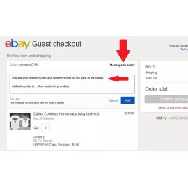 Handmade Duke University Homemade baby bodysuit. - 6-12 Months