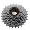 7 Speed Freewheel 13‑28T Bike Threaded Flywheel Silver Steel Bike