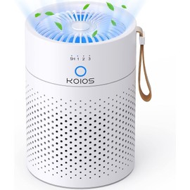 KOIOS H13 True HEPA Filter Air Purifiers for Bedroom Home Desktop Office Car Pet Smoke