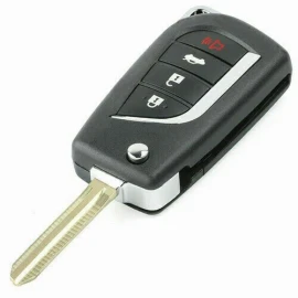 KeyMaster Upgraded Flip Remote Key Fob for 2013 - 2015 for Scion FR-S G chip HYQ12BBY 4B