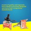 DaFuRui Waterproof Toggle Switch，10Pack 2 Position 2 Pin ON-Off Metal