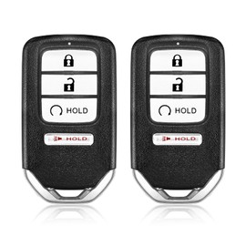 2 Keylessbest Replacement for 2017-2024 Honda Ridgeline Key Fob Remote Control KR5T41 4 Buttons 434MHz