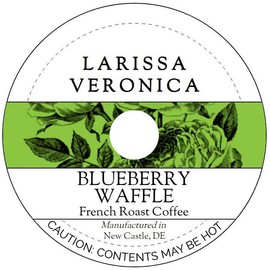 Blueberry Waffle French Roast Coffee (Single Serve K-Cup Pods) (Gourmet, Naturally Flavored, Whole Coffee Beans) (12 pods, ZIN: 577975) - 3 Pack